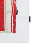 DirtyCoins Stripe Tee Trompe Loeil Print T-Shirt White