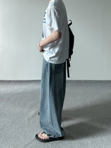 Summer string balloon denim