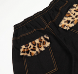 Echo Leopard Mix Fur Pants