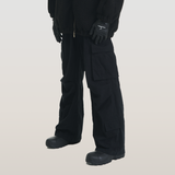 RELABEL 23AW Flutter Belt Washed Workwear Casual Trousers