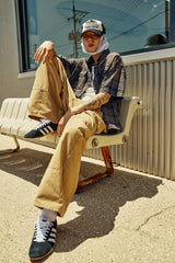 OXFORD DOUBLE KNEE CHINO PANTS