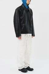 Storm Leather Zip Jacket