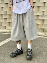 レイヤーピンタックバミューダワイドハーフパンツ2C
