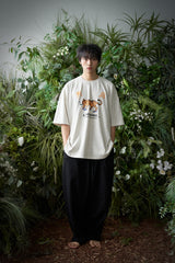 MU-WI PRT.ボックス 1/2 Tシャツ (Oatmeal)