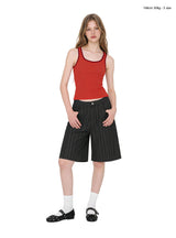 BTB : BERMUDA STRIPE SHORTS