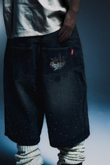 9090 × pH-1 Rhinestone Jorts