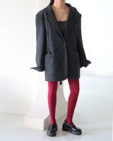 Norma Oversized-Fit Wool Half Coat