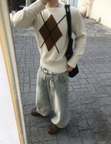 No.1493 D roll-up button KNIT (3color)