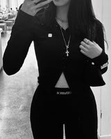 double cross necklace
