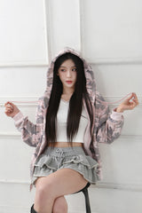 Lovely Hip Hood Zip-up