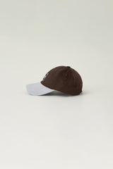 Avivere logo suede brown skyblue