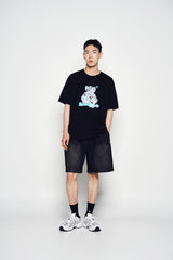 25SS スターベアショートスリーブTシャツ ブラック