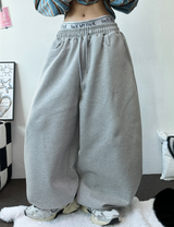 ベルトスナップポイントバルーントレーニングパンツ 🩶🖤🤍3カラー