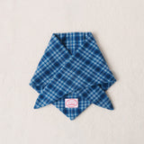 Padded Shoulder Scarf_Blue