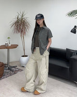 Luati Crop Check Shirt