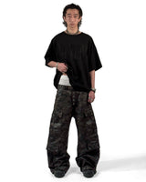 "Jordy" Waxed Multi-Layered Cargo Pants 