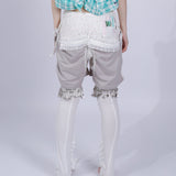 grandma‘s floral split shorts
