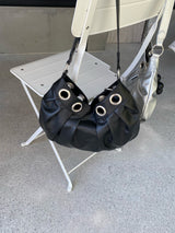eyelet balloon bag(black)