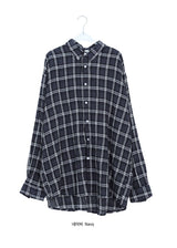 [unisex] Delice Vintage Check Long Sleeve Shirt