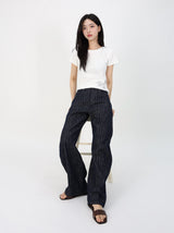 MOOD INDIGO PIN STRIPE CURVED DENIM code 26200