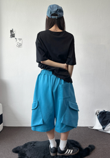 Similar Color Block Keyring Cargo Bermuda 3 Color 