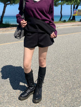 Rush Wrap Layered Short Skort (2c)
