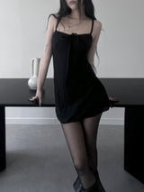 black square mini one-piece