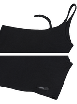 [mnem] multi layered sleeveless (black)