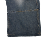  retro denim cargo pants