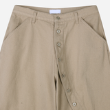 Obi Button Denim Pants