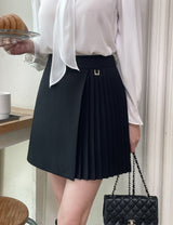 Lillian Pintuck Sleeve Chiffon Tie Blouse