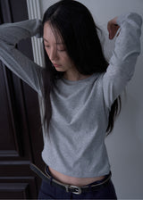 Classic Long Sleeve T-shirt (Melange Gray)