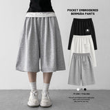 Angel's Double-Sided Embroidered Zuri Bermuda Pants (3 colors) 