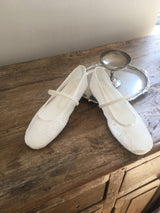 Lace see-through flats