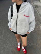 Cherry Zip-Up Hoodie