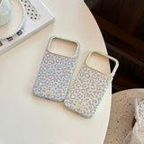 Leopard Star Glossy iPhone Case