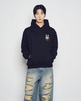 RABBIT BEAR DOLL LOGO HOODIE