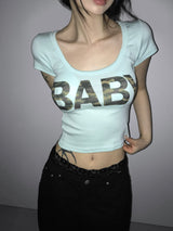 hollyhock camo baby top (5 color)