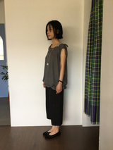 Waffle string sleeveless top (4color) 