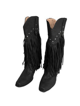 fringe western boots