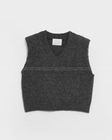 Alpaca knit vest