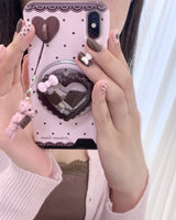 ストロベリーチョコレートフォーンケース - カードホルダー