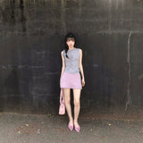 バンブーピンクバックルバッグ