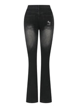 TIREN BOOTS CUT DENIM PANTS (2COLOR)