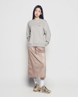 26SS WOMAN ナイロンシャーリングロングスカート
