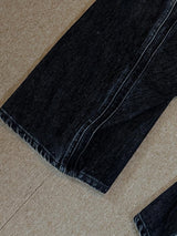 [Premium] フロッピーカーブデニムパンツ (Blue)
