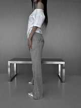 pretty emotion bootcut training pants (2color)