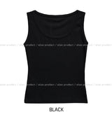 [U-BASIC] Daily Solid Crop Sleeveless