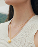 [925 silver] Un.silver.72 / boule necklace (gold)