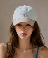 Avivere lettering cap mint light grey